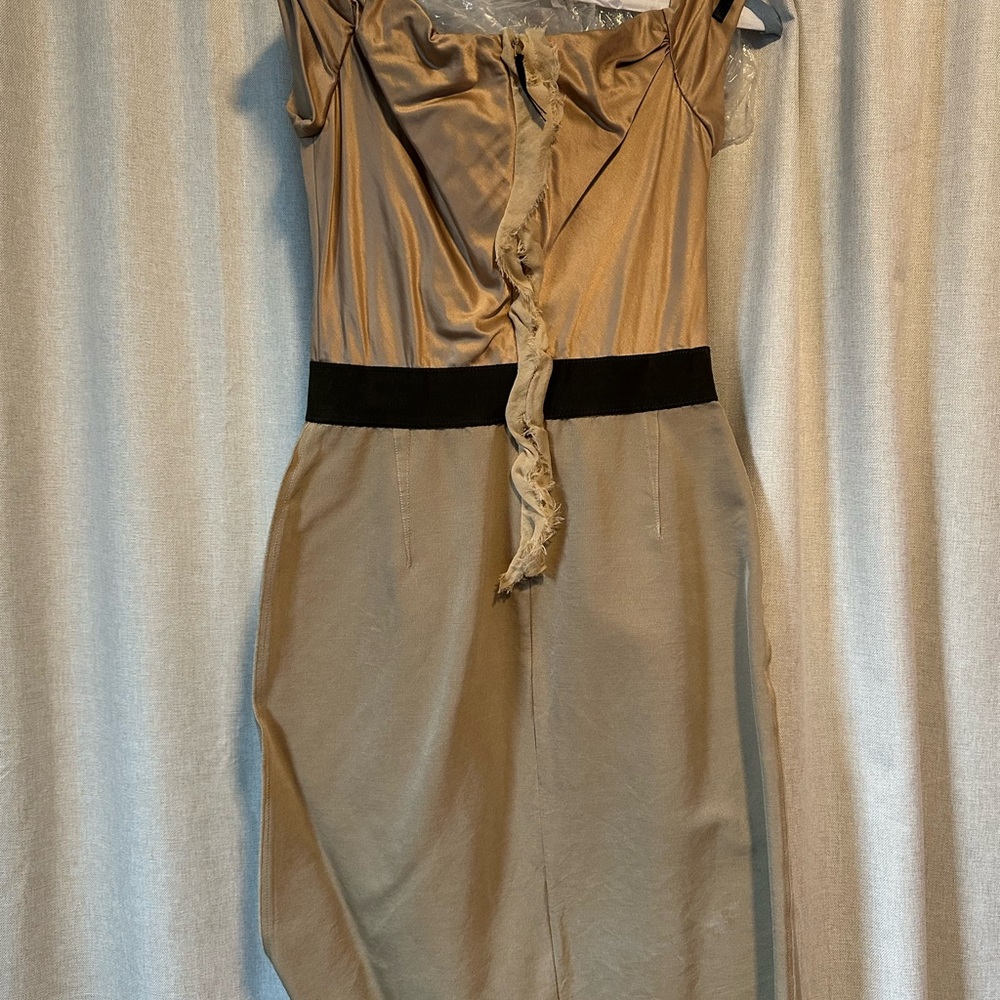 D&G Dolce & Gabbana 2000s off shoulder corset cocktail dress - Picture 4 of 4